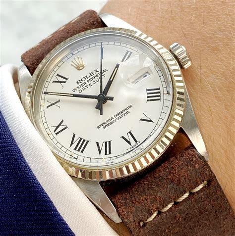 rolex datejust 16014 buckley dial